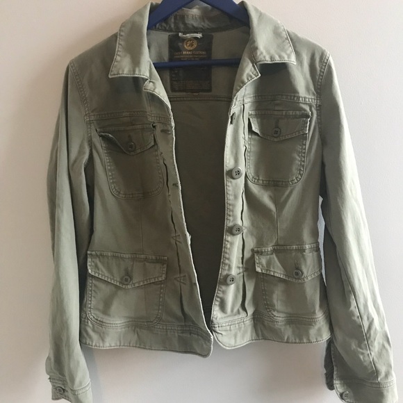 lucky brand olive jacket